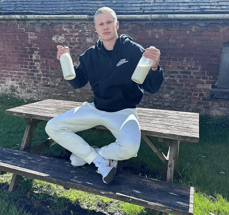 曼城哈兰德惊人食谱曝光 牛心牛肝生牛奶一天6000卡路里=28个馒头